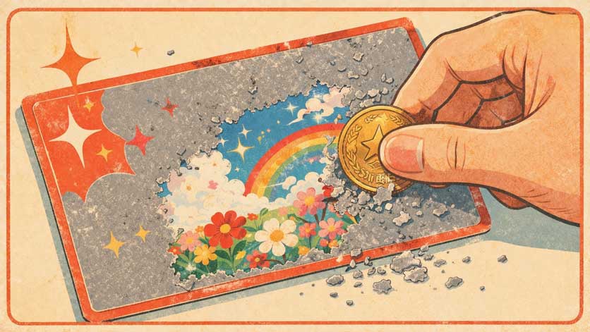 スクラッチで遊べる